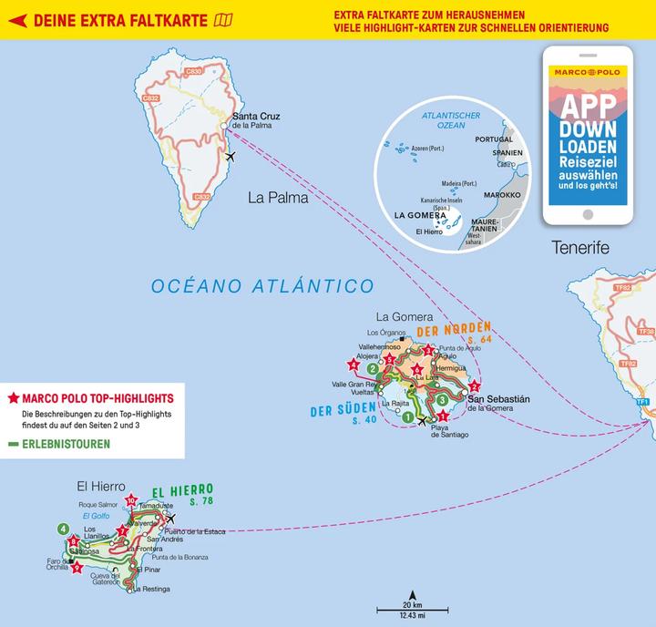 Produktbild Reiseführer La Gomera, El Hierro (Deutsch, Izabella Gawin, Michael Leibl, 2023)