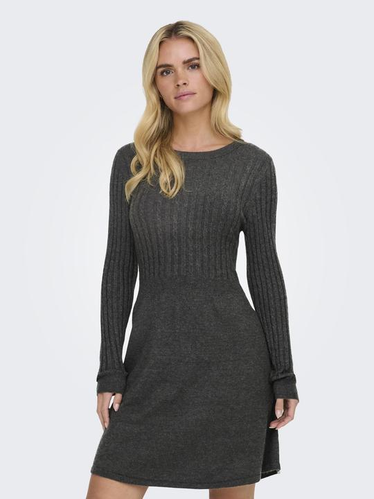 Produktbild Only Normal geschnitten Rundhals Midikleid Strickkleid (L)