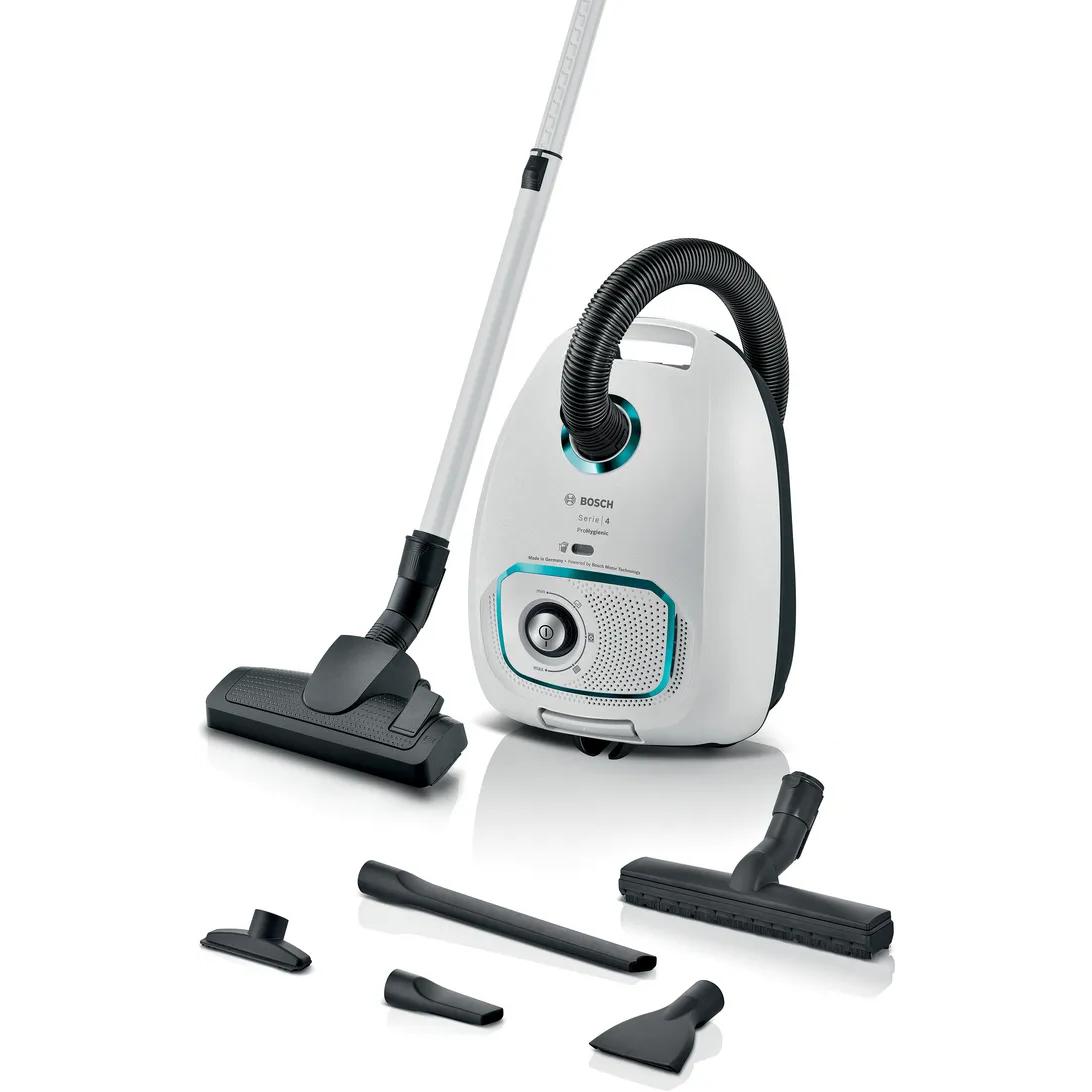 Bosch Hausgeräte Bosch Serie 4 Aspirapolvere con Sacco ProHygienic, Aspirapolvere, Bianco