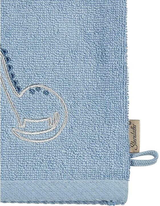 Produktbild Sterntaler Baby-Waschhandschuh Dino Rexi 2er Set Blau/Beige