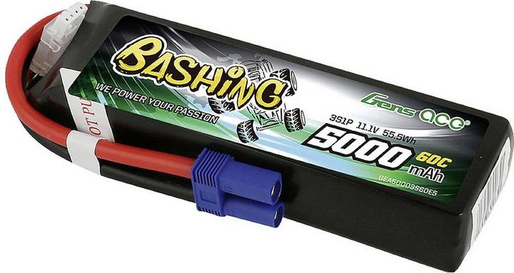 Produktbild Gens Ace LiPo 5000 mAh 11.1 V 60 C (11.10 V, 5000 mAh)