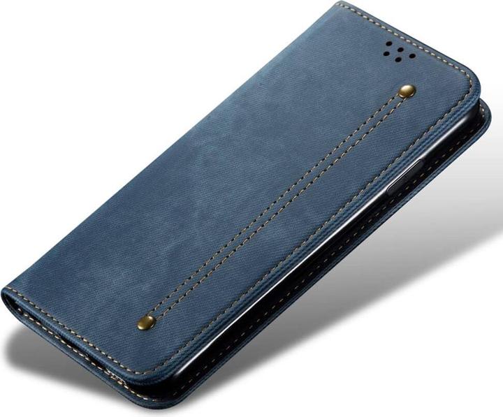 Actual product image Cover-Discount Xiaomi 15 Ultra - Flip Case in Jeans Stoff Optik