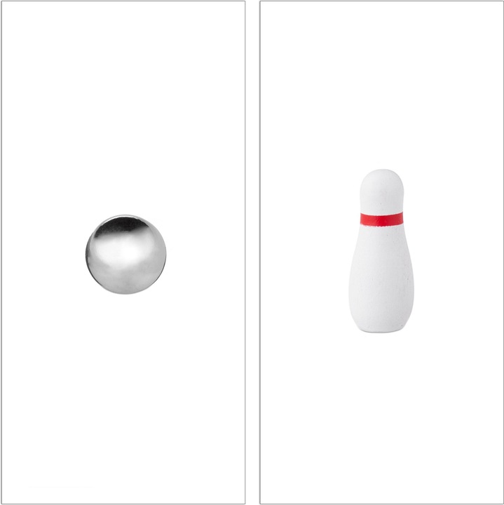 Actual product image Relaxdays Mini Table Top Bowling Game