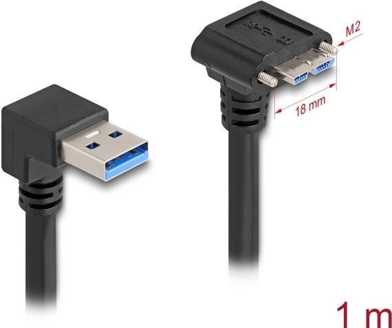 Cablu EASY-USB 2.0 tip A la micro USB-B EASY-USB unghi stanga/dreapta T
