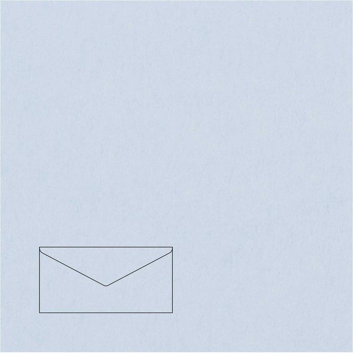 Actual product image Rico Design Paper Poetry Essentials DL Umschlag Hellblau (110 x 220 mm, 5x)