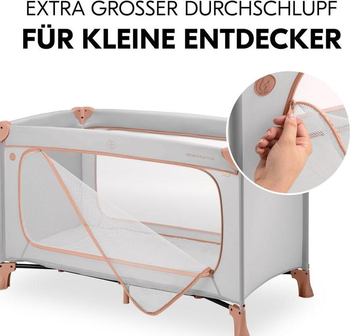Actual product image Hauck Reisebetten Reisebett Set Dream N Play Plus inkl. Alvi