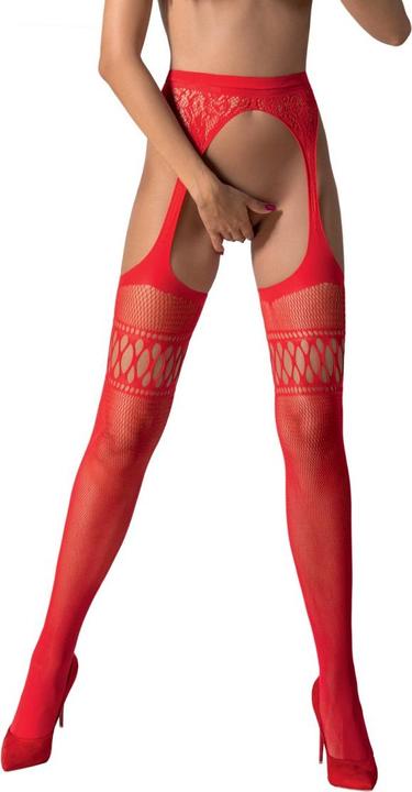 Image du produit Passion S026 Medias Con Liguero Rojo Talla Unica (Taille unique, Une unité par pack)