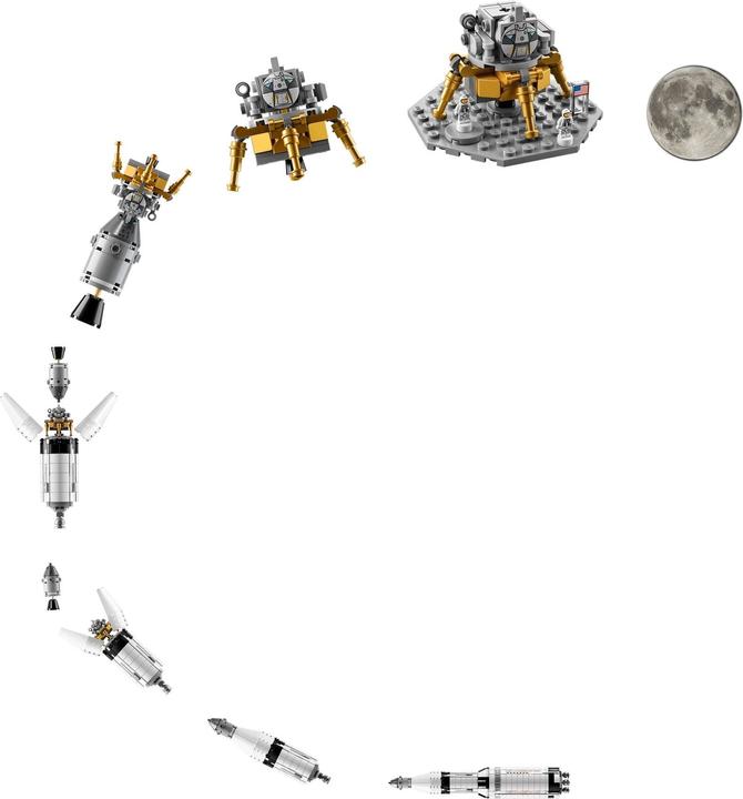 Produktbild LEGO NASA Apollo Saturn V (92176, LEGO Ideas, LEGO Seltene Sets)