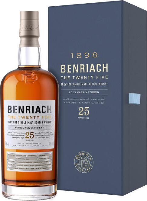 Actual product image BenRiach 25 Year Old The Twenty Five (Scotch whisky)