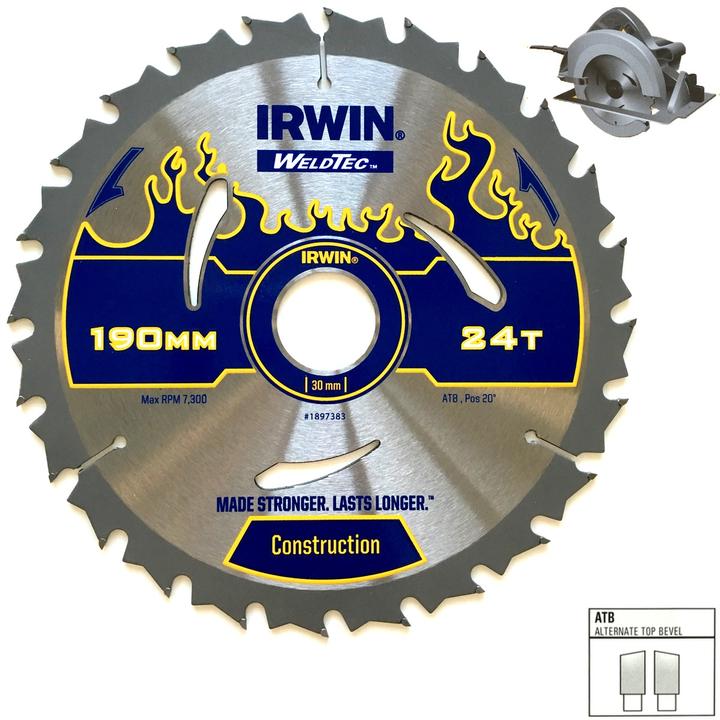 Produktbild Irwin Kreissaegeblatt Handkr. 150/20mm 24ATB