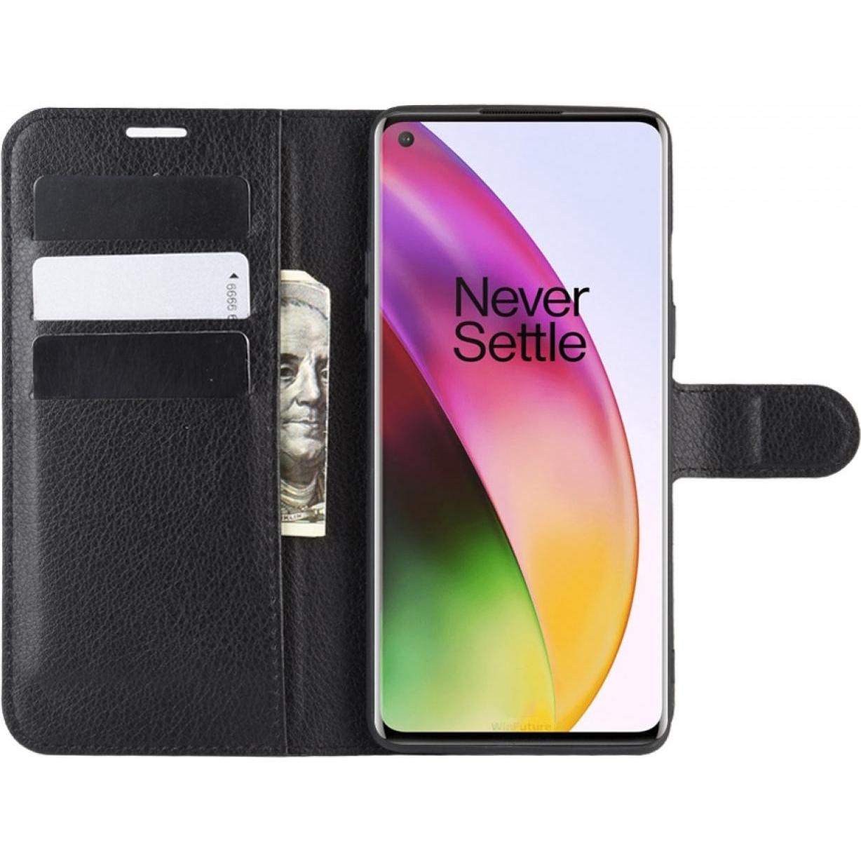 Thumbnail - Screenguard OnePlus 8 Leather Guard Lederhülle (Oneplus 8), Smartphone Hülle, Schwarz