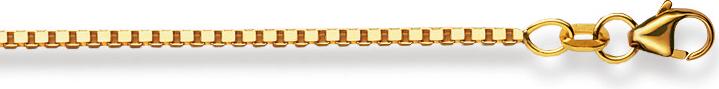 Produktbild Natsumi Schmuck Halskette Gelbgold 9K/375 Venezianer 1.4MM (375/9 K Gelbgold, 40 cm)