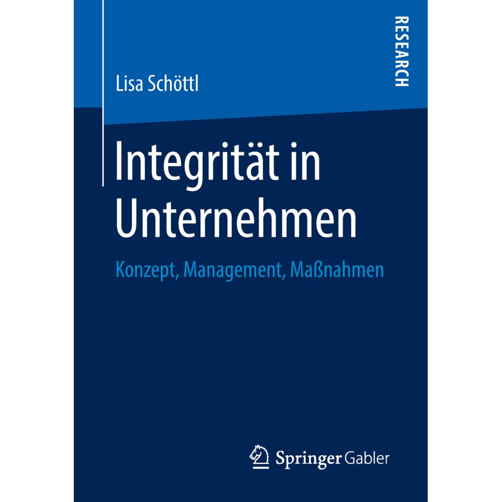 Thumbnail - Integrität in Unternehmen, Fachbücher von Lisa Schöttl