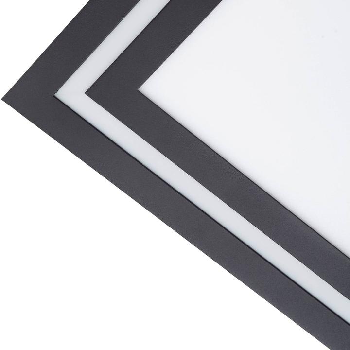 Image du produit Lucande Plafonnier LED Leicy RGBW noir 34cm (890 lm)