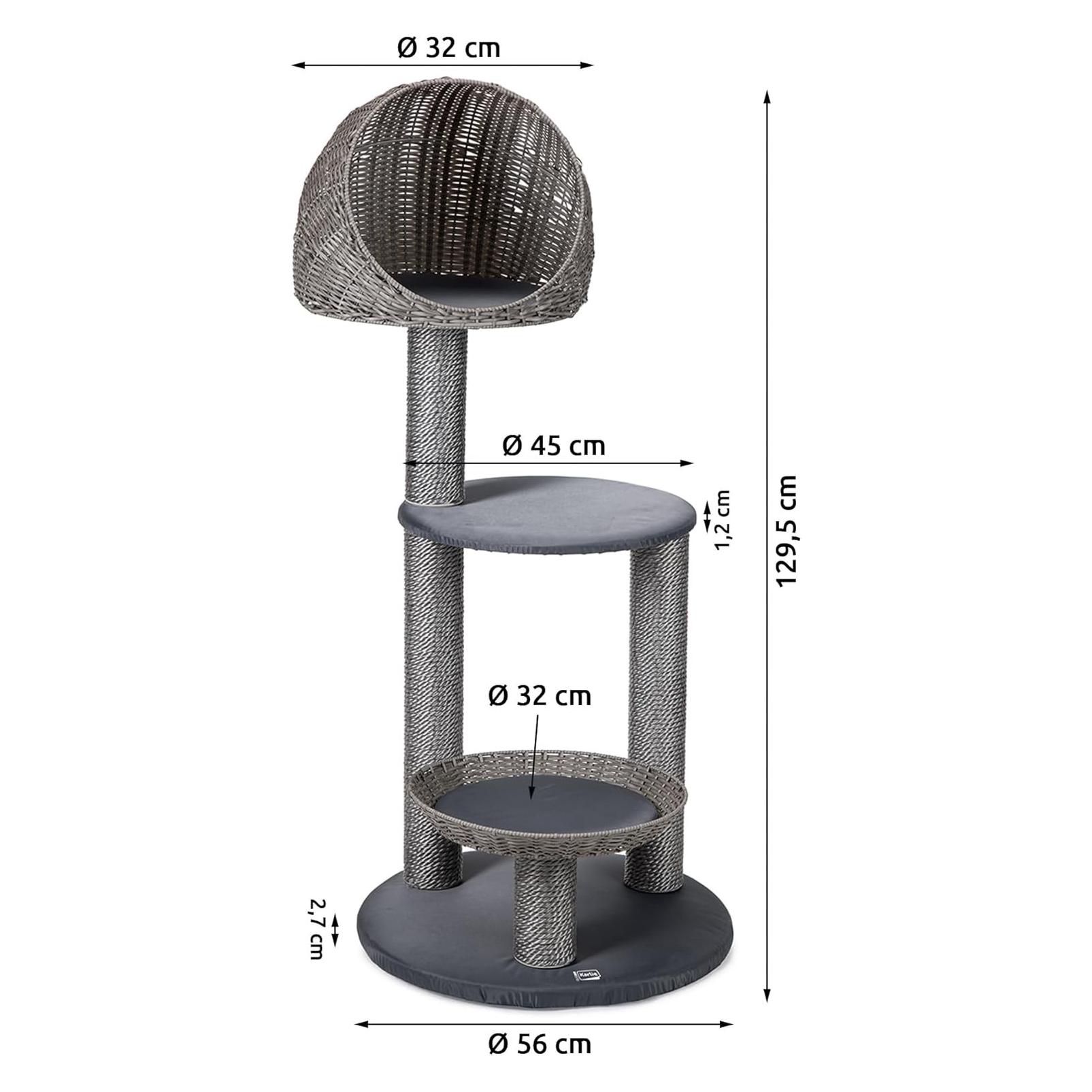 Karlie Outdoor Kratzbaum II (129.50 cm, Grey) - kaufen bei Galaxus - Galaxus