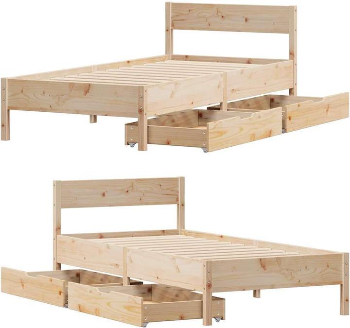 Image du produit vidaXL Bettgestell (75 x 190 cm)