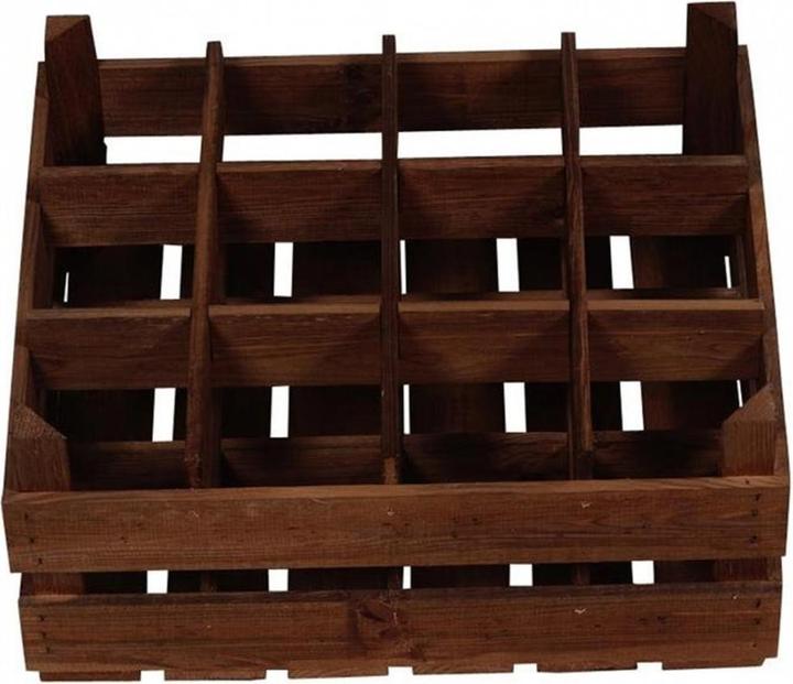 Produktbild Holz Zollhaus Flaschenregal Kiefer, Braun 50 x 40 cm (12 Flaschen, 23 x 50 x 40 cm)