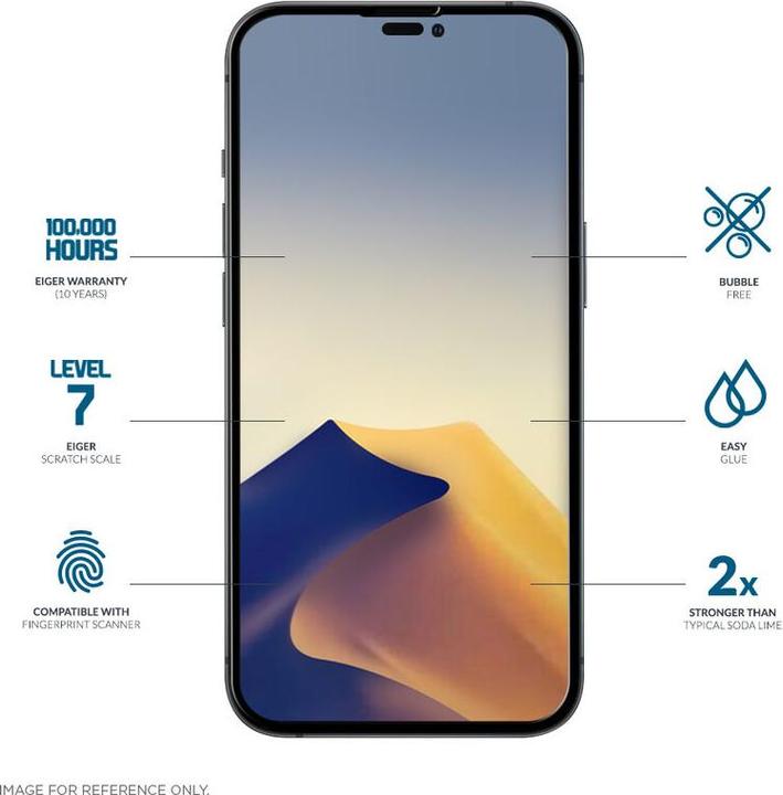 Produktbild Eiger Clear Edge (1 Stück, Apple iPhone 14 Pro)