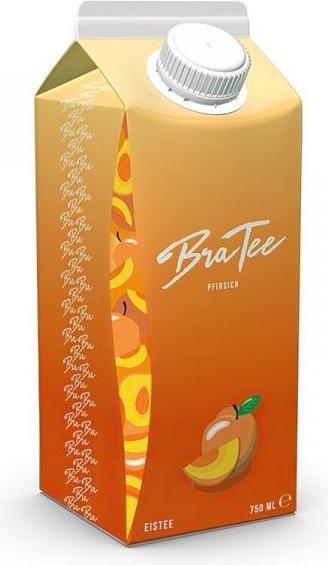 Actual product image BraTee peach (1 x 75 cl)