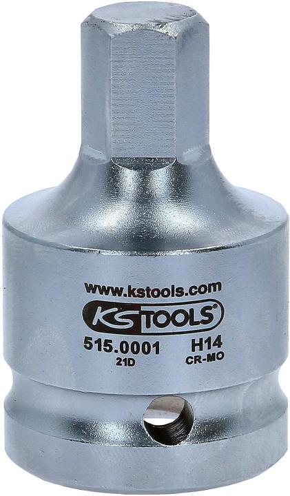 Produktbild KS Tools 3/4" Kraft-Bit-Stecknuss Innensechskant (14 mm)
