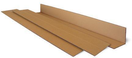 Transpak Edge protection strips dimensions 1000x100x100mm thickness 7mm corrugated cardboard quality 2.30 BC