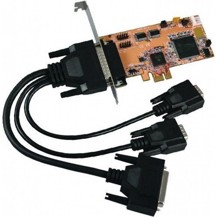 Exsys EX-44343, PCI-Express Card zu, Kontrollerkarte