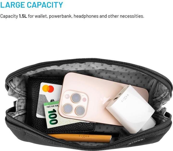 Immagine prodotto Fixed Handtasche, schwarz (Documento & Portafoglio)