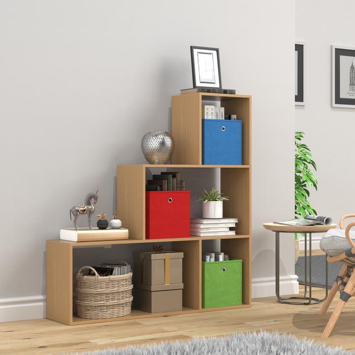 Produktbild VCM Holz Regal Raumteiler Bücher Dubila M (117 x 29 x 123 cm)