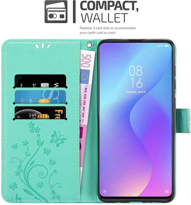 Image du produit Cadorabo Couverture du livre de fleurs (Xiaomi Redmi K20)