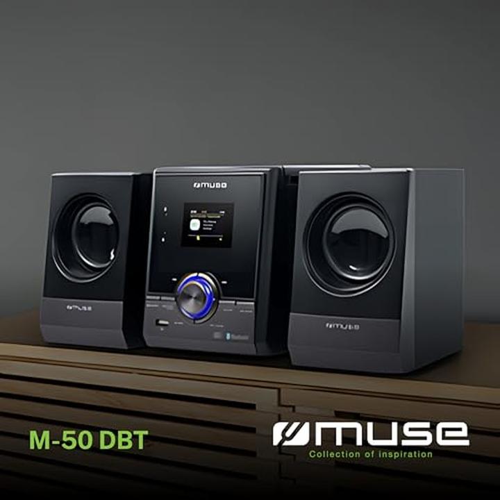 Image du produit Muse M-50 DBT (Bluetooth, WiFi, Lecteur de CD, 2x 15 W)