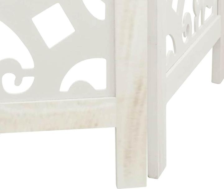 Image du produit vidaXL Séparation de pièce Paravent Séparateur de pièce 6pcs Blanc Bois massif Paulownia