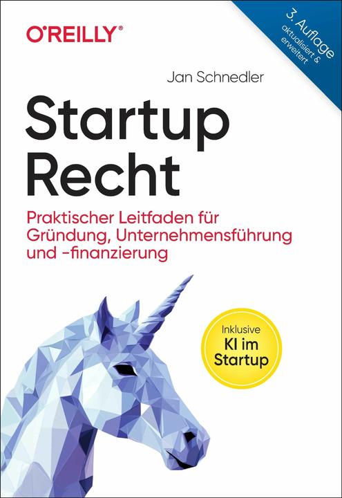 Startup-Recht (German, Jan Schnedler, 2025)