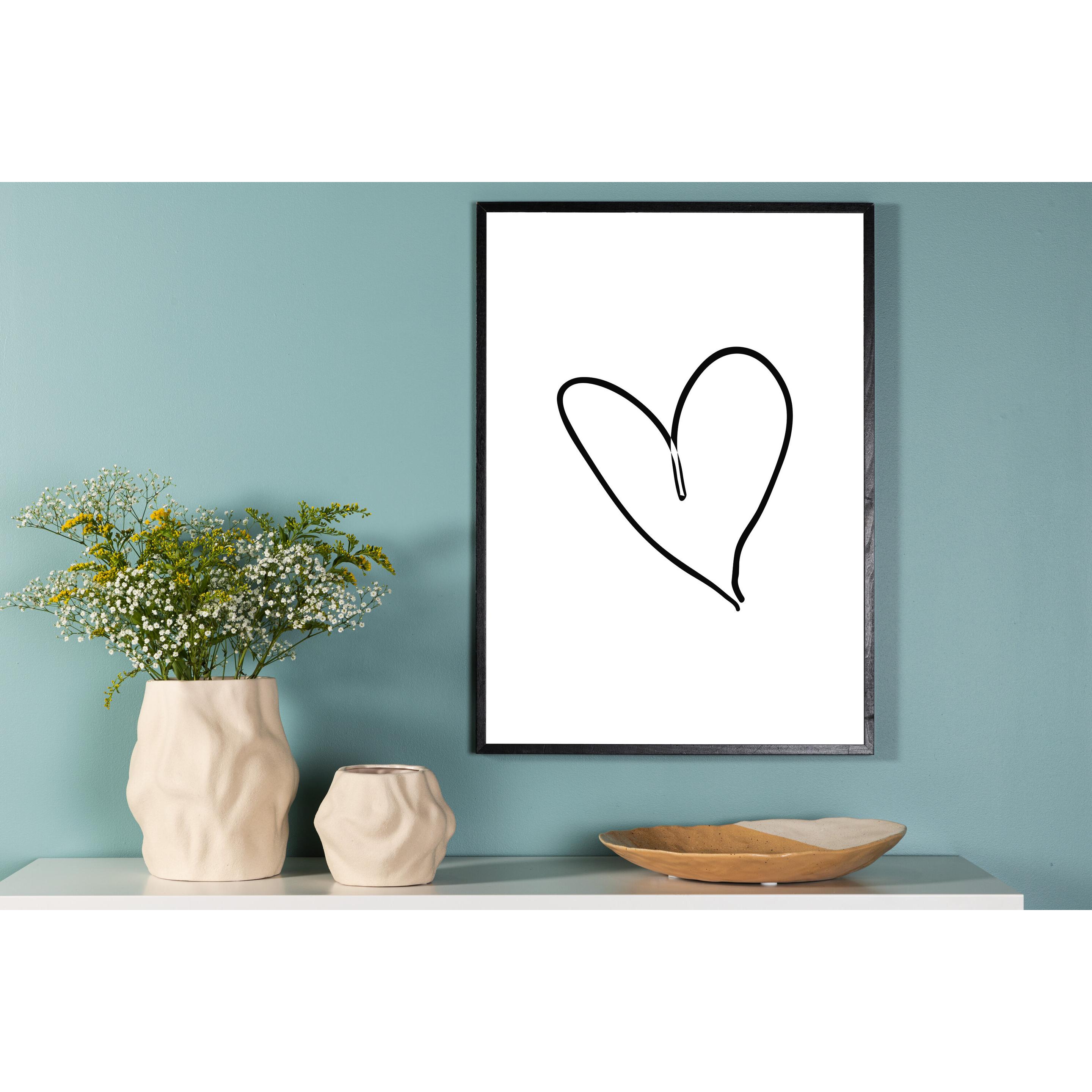 Venture Home, Wanddeko, Heart (30 x 40 cm)