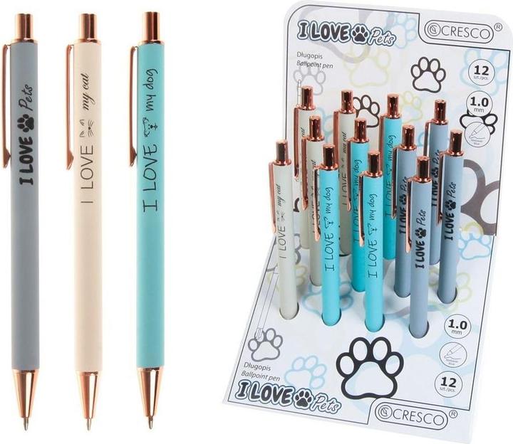 Produktbild Cresco I Love Pets Stift (12 Stück) (Roségold, 12x)