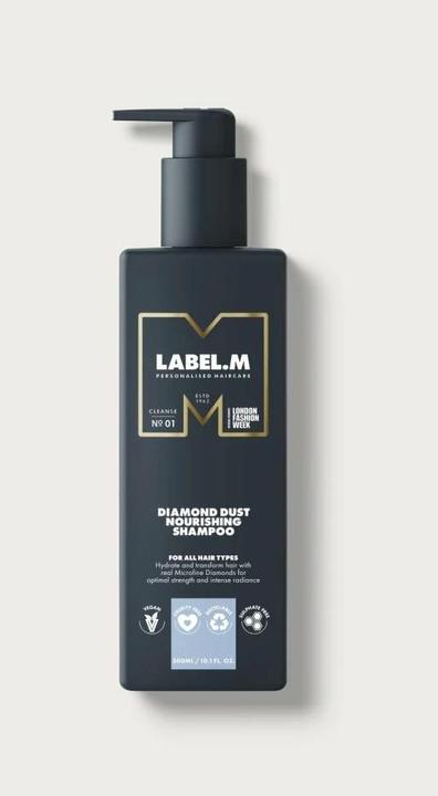 Actual product image Label.M Diamond Dust Nourishing Shampoo 300 ml (300 ml, Liquid shampoo)