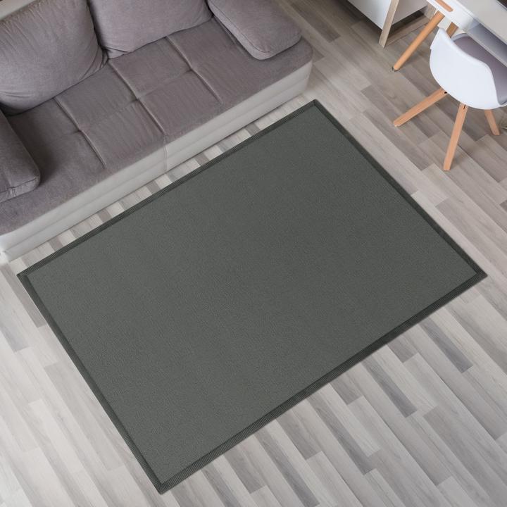 TT Home Krabbelmatte Babyzimmer Teppich Spielmatte Kinder Unifarben Rutschfest Flauschig