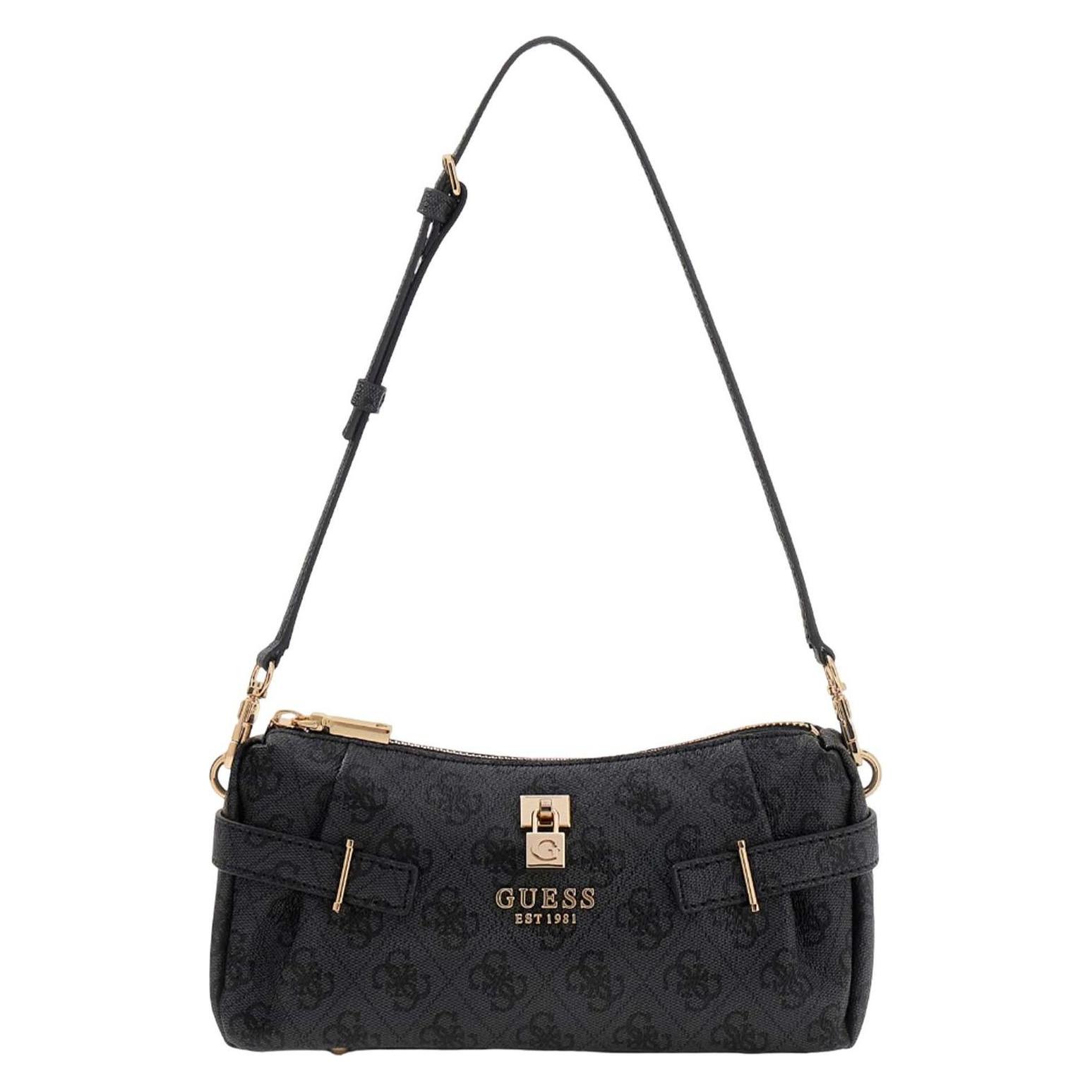 Guess, Damen, Handtasche, Yesba Mini Top Zip Bag, Grau