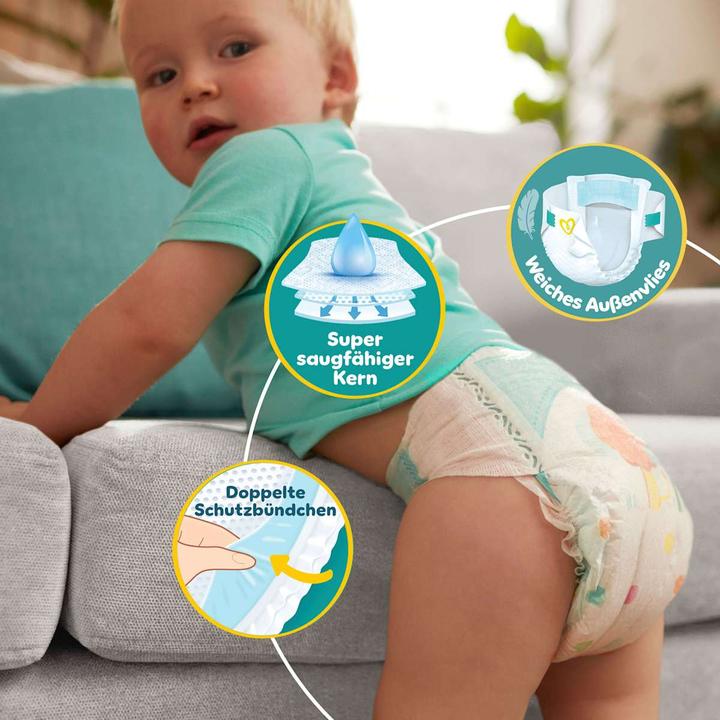 Productafbeelding Pampers Baby Dry Gr.7 Extra Large 15+kg Windeln Single Pack 21 Stück (Maat 7, 21 Pcs.)