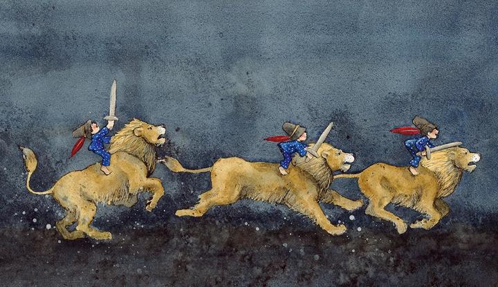 Actual product image Magnus und der Nachtlöwe (German, Sanne Dufft, 2017)