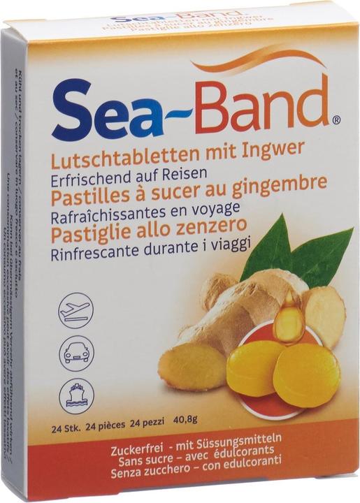 Actual product image Sea-Band Ginger 24 lozenges (24 Piece)