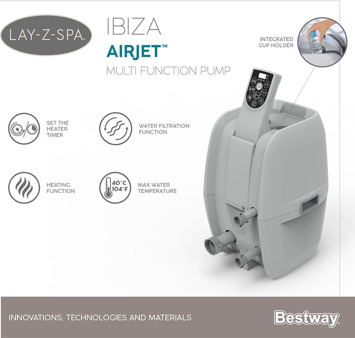 Actual product image Bestway Lay-Z-Spa Ibiza AirJet (6 pers.)