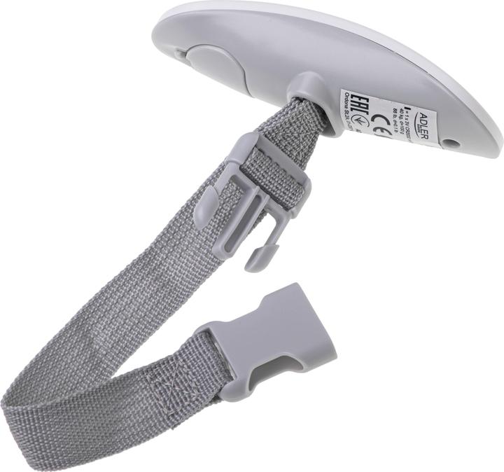 Image du produit Adler | Travel Luggage Scale | AD 8189 | Poids maximum (capacité) 40 kg | Précision 100 g | Blanc