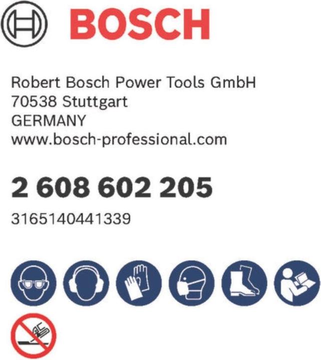 Produktbild Bosch Professional Zubehör Diamanttrennscheibe Standard for Ceramic, 230 x 22,23 x 1,6 x 7 mm, 1er-Pack