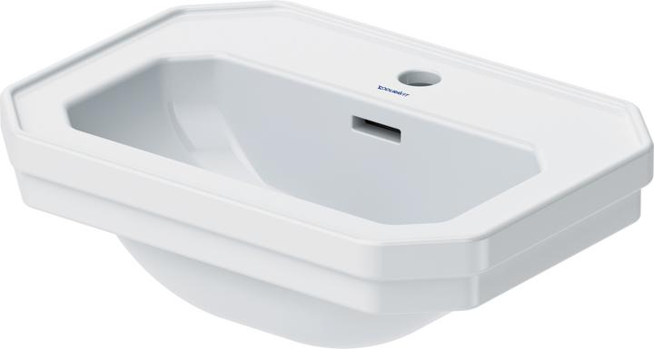 Actual product image Duravit Hand-rinse basin 1930 m ÜL HLB 500x365mm 1 tap hole white WG (365 mm, 500 mm)