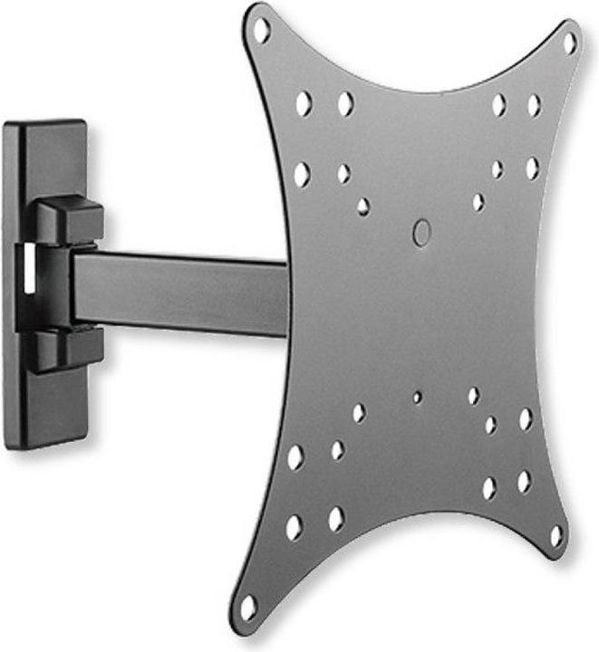Image du produit Techly Pince pour téléviseur LCD (bras réglable) - noir - taille d'écran : 58.4-106.7 c (Mur, 20 kg, 23" - 42")