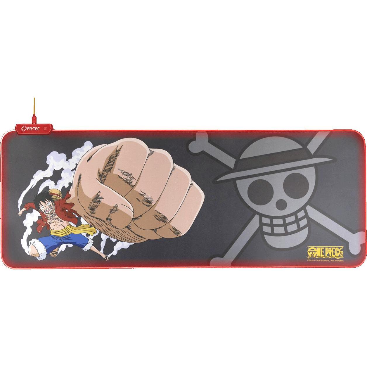 Blade Gaming Mauspad - One Piece Luffy (XL), Mausmatte, Grau, Schwarz, Gelb, Rot