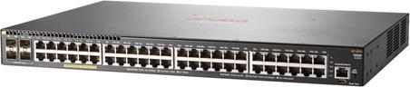 Immagine prodotto HPE Aruba 2930F 48G PoE+ 4SFP, Gestito, L3, Gigabit Ethernet (10/100/1000), S (48 porte)
