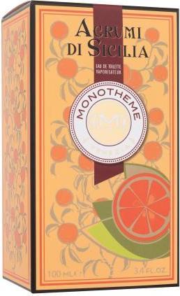 Actual product image Monotheme Agrumi Di Sicilia Eau De Toilette Spray 100ml (L) (Eau de toilette, 100 ml)