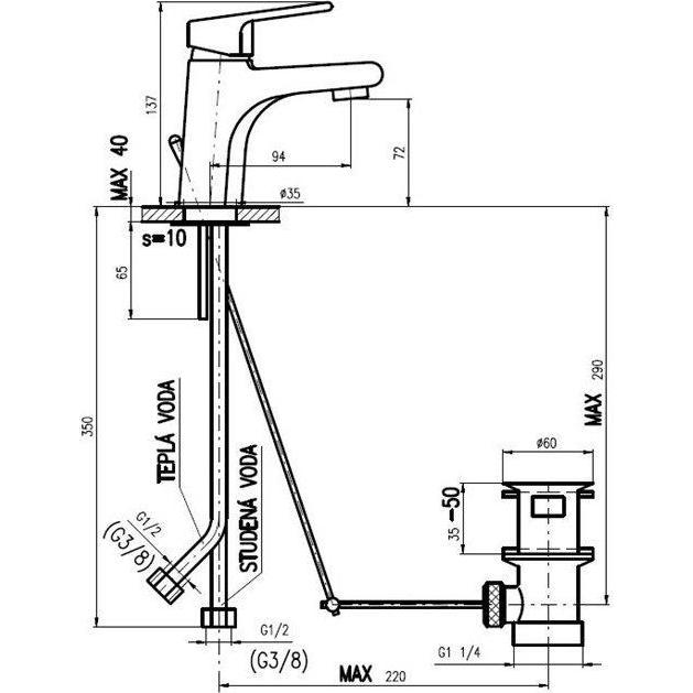 Thumbnail - Domoletti, Badarmatur, BASIN FAUCET COLORADO DCO127.5