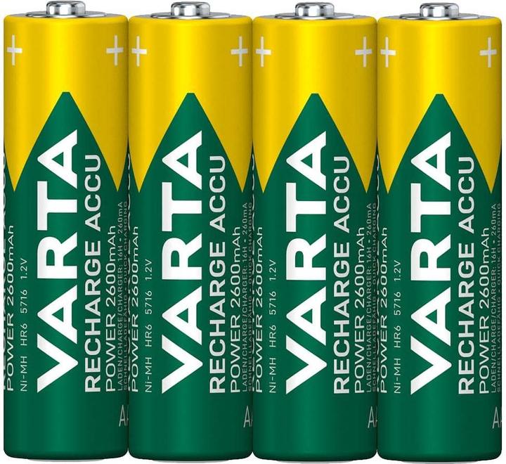 Actual product image Varta Recharge Accu Power (4 pcs., AA, 2600 mAh)
